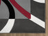 Abstract 3D Wave Lined Carved Modern Area Rug - Multicolor